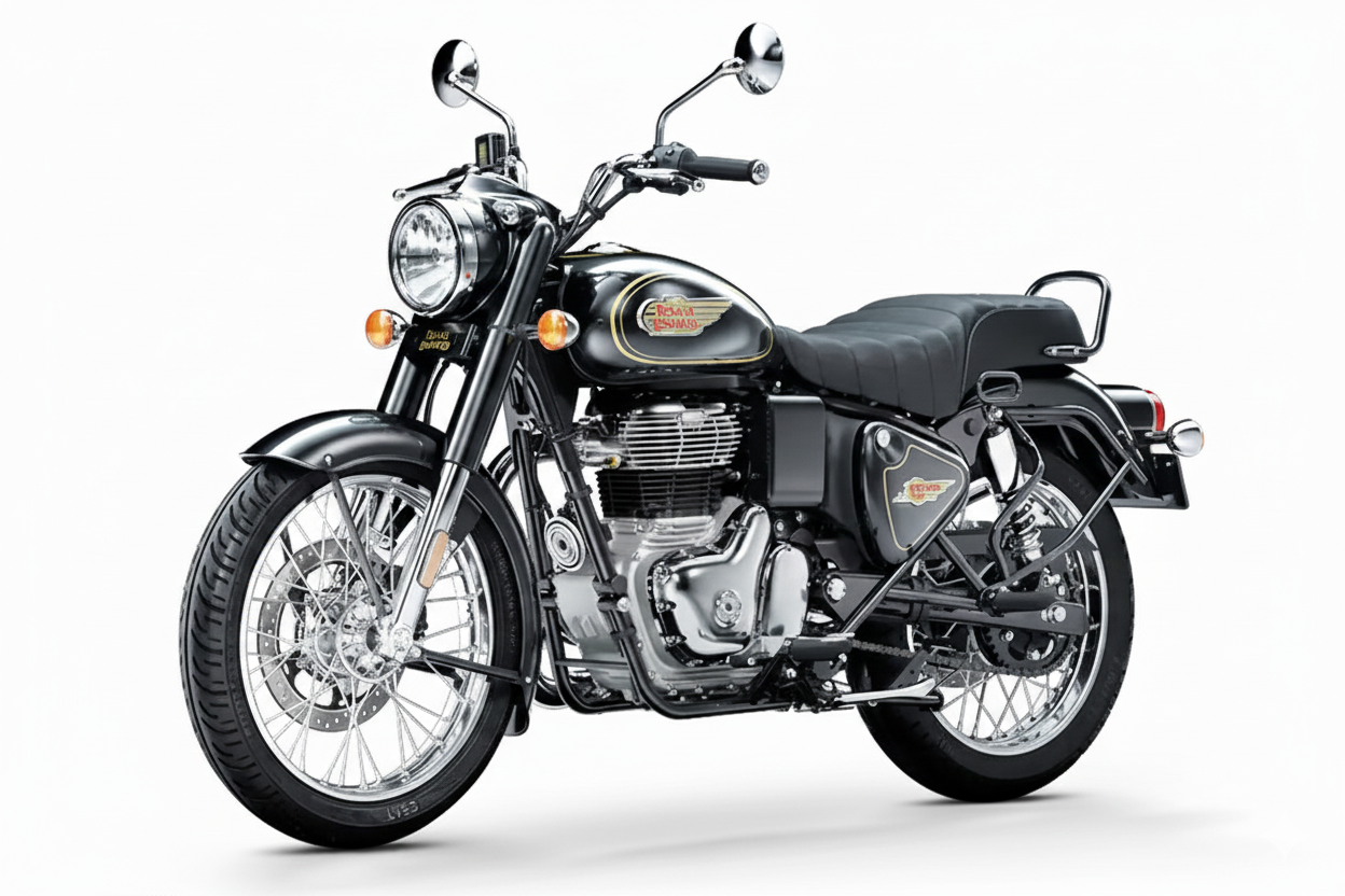 Royal Enfield standard (350) black  (2025) Model