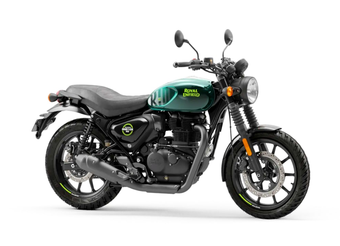 Royal Enfield Hunter (350) Dapper Green  2025 (Model ) 